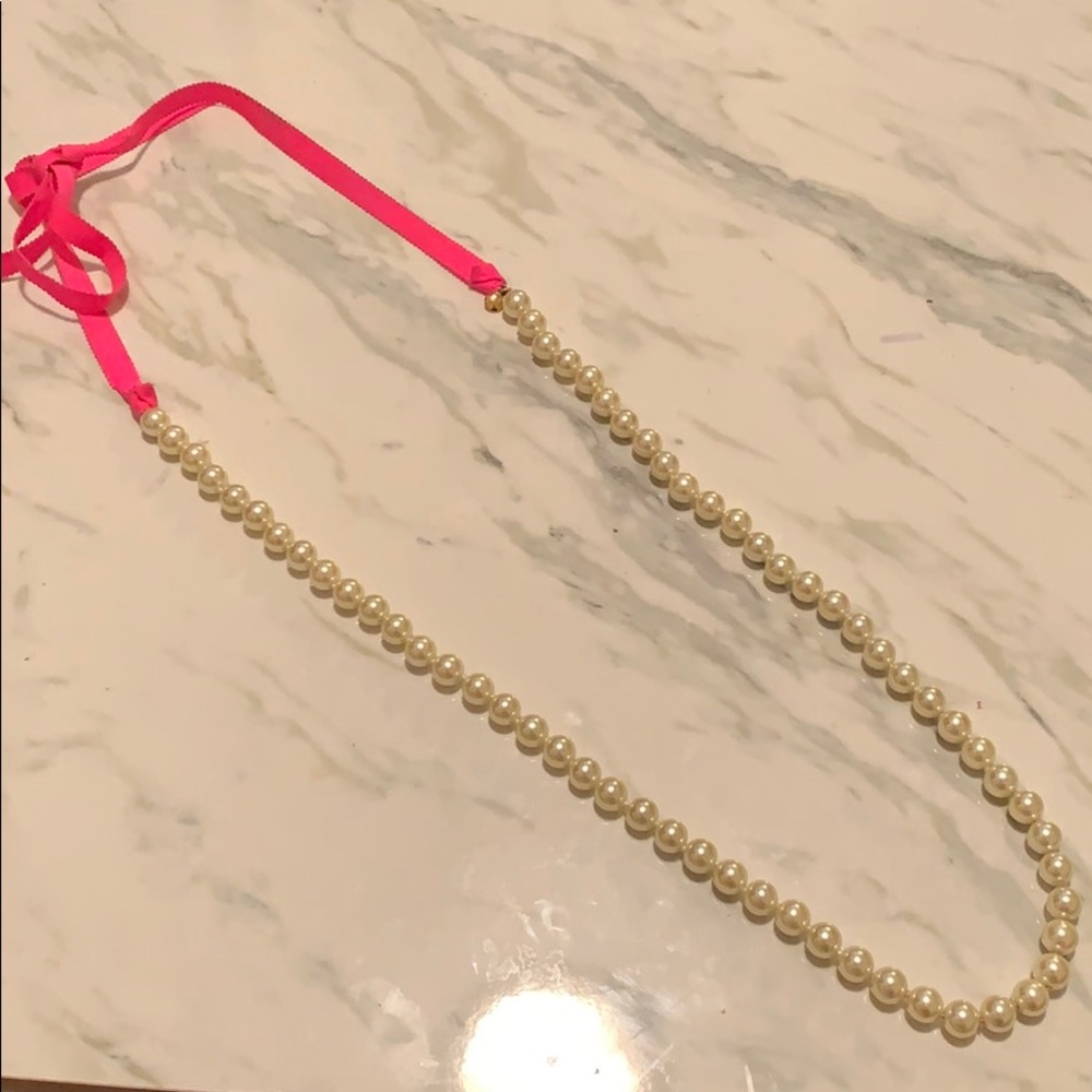 Jcrew faux pearl necklace